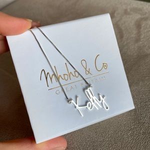 Sterling silver Kelly necklace